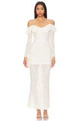 Lexie Ruffle Maxi Dress