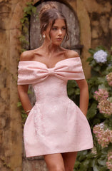 Raquel Mini Dress - Blush