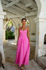 Peppamayo Blushing Lovers Maxi Dress Pink