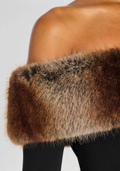 Elspeth Faux Fur Dress