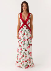 Aoife Maxi Dress - Ivory Bloom