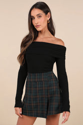 Coveted Favorite Cream Textured Off-the-Shoulder Top
