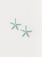 Ocean Glint Earrings - Blue