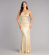 Teresa Metallic Rhinestone Open Back Formal Dress