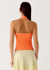 Cladena Top - Apricot