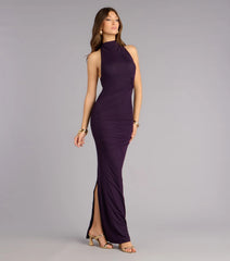 Betsy Mesh Open Back Formal Dress