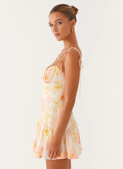 Abby Mini Dress - Floral Print