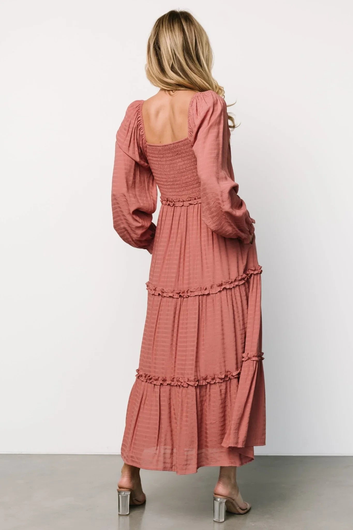 Rowan Tiered Dress | Vintage Rose