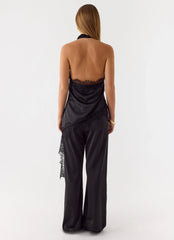Emilee Cowl Top - Black