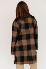 Kirsti Coat | Black + Camel