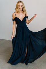 Bianca Lace Maxi Dress | Navy