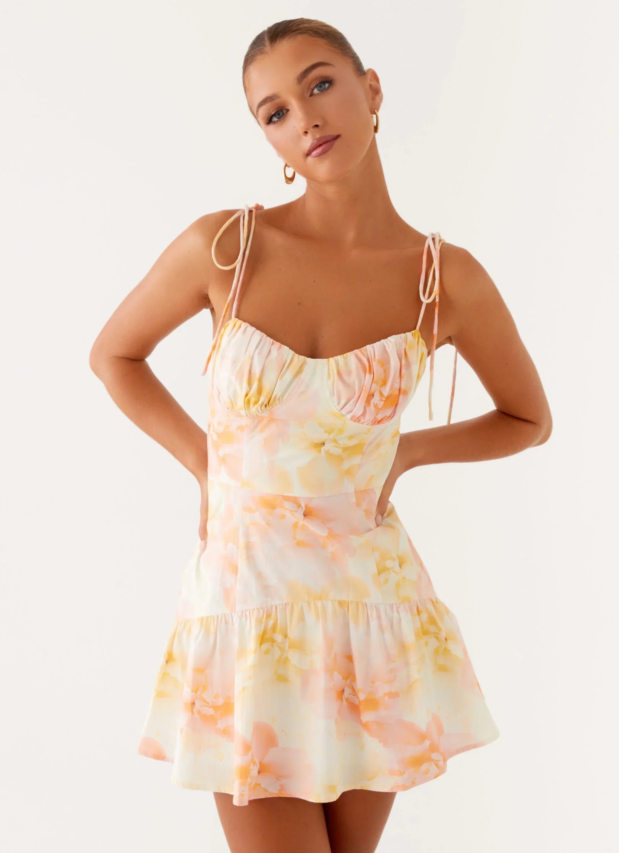 Abby Mini Dress - Floral Print