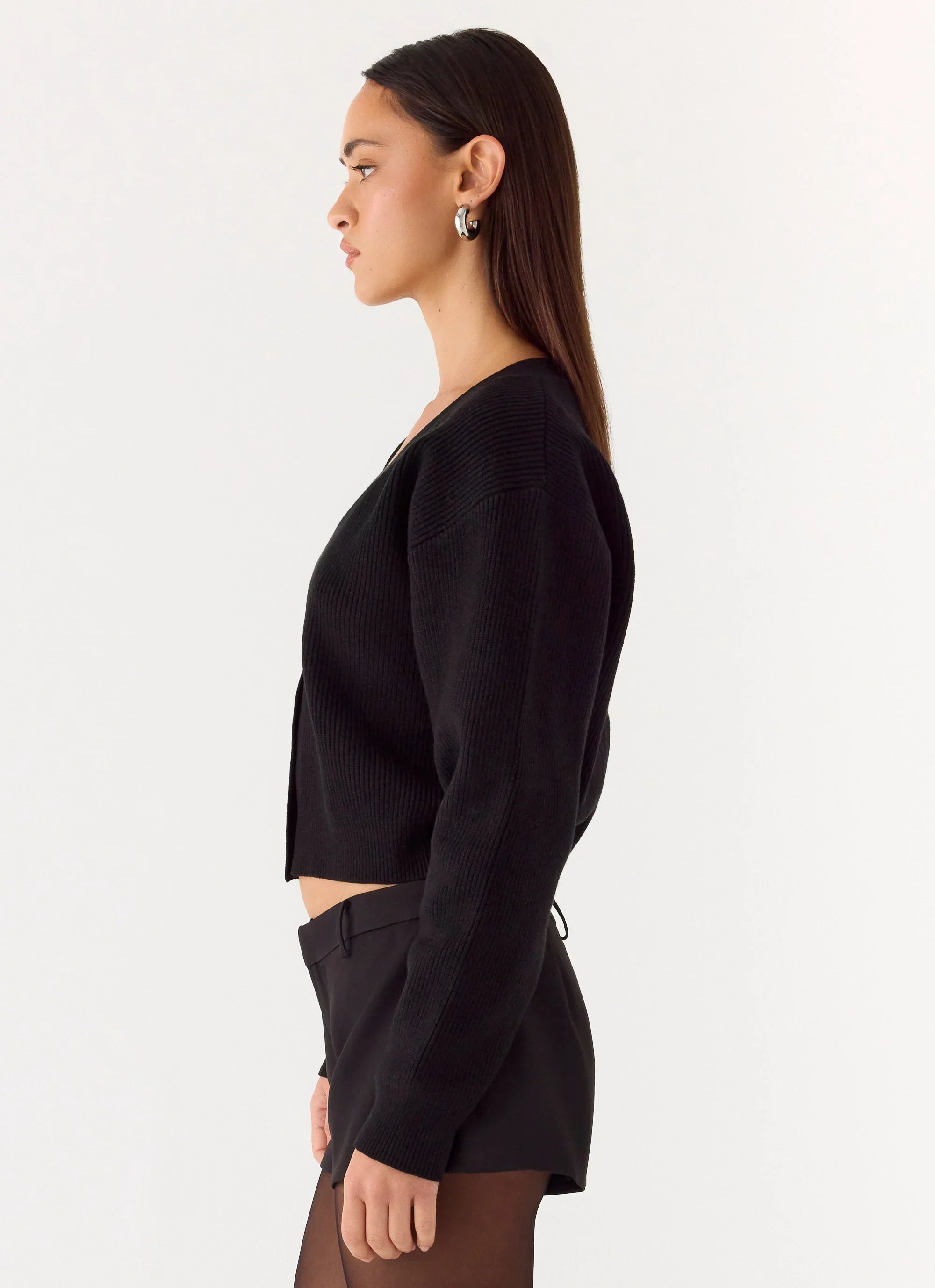 Orla Knit Sweater - Black
