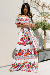 Alejandra Maxi Dress | Ivory Multi Floral