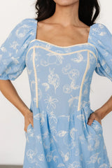 Ember Sweetheart Short Dress | Blue Print