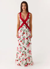 Aoife Maxi Dress - Ivory Bloom