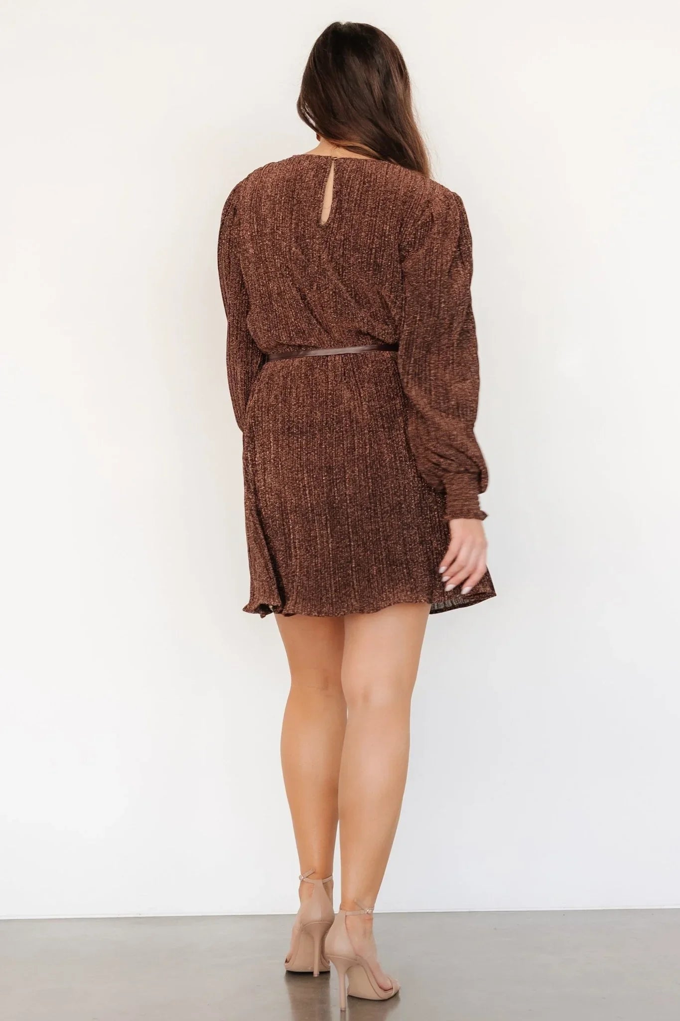 Tiandra Short Dress | Bronze Shimmer
