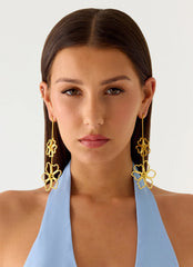 Wildflower Earrings - Gold