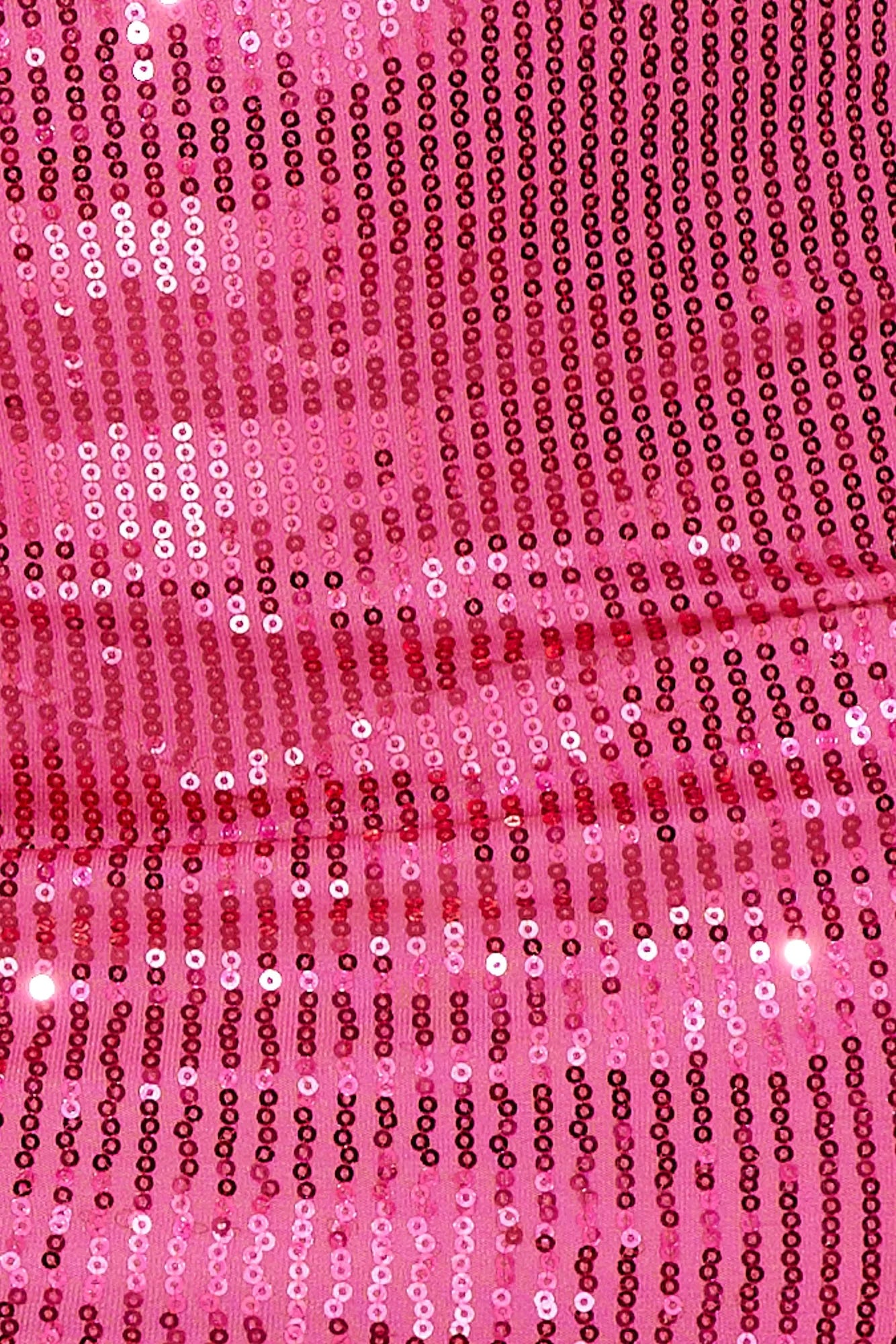 Luxury Gems Sequin Crop Top Pink