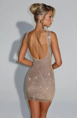Petra Mini Dress - Gold
