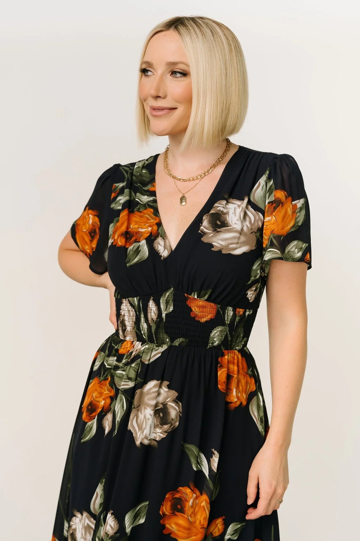 Birdie Maxi Dress | Midnight Navy Floral