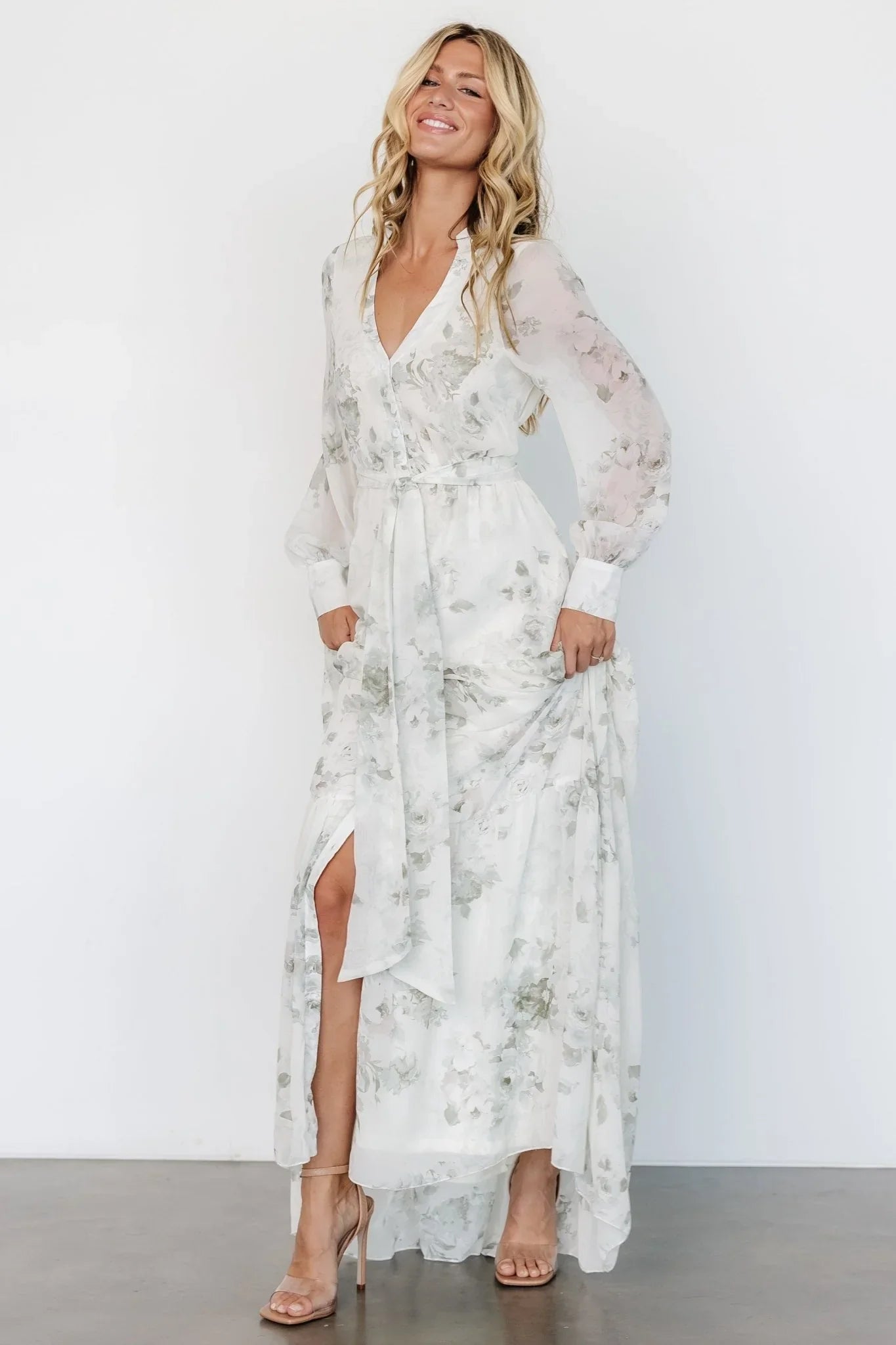 Lizette Maxi Dress | Sage Print