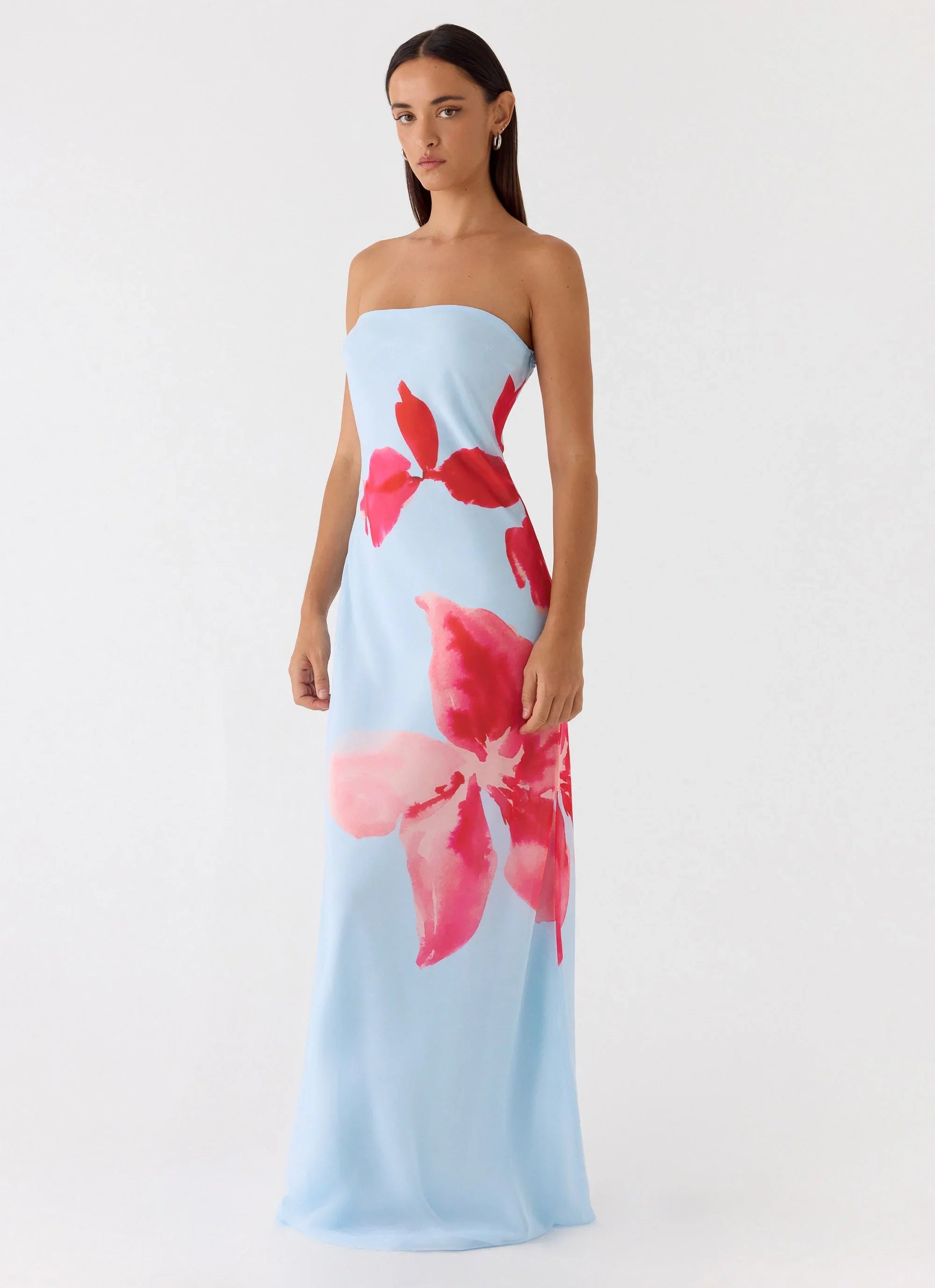 Amelle Maxi Dress - Blue Petal